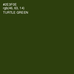 #2E3F0E - Turtle Green Color Image